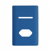 Placa p/ 1 Interruptor + tomada 4x2 - Novara Azul Fosco